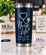 Personalized 20 oz Laser Engraved Tumbler | Custom Name, Logo, Team or Gift