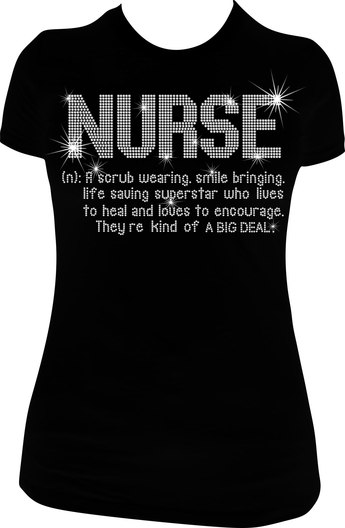 Nurse Rhinestone Tee